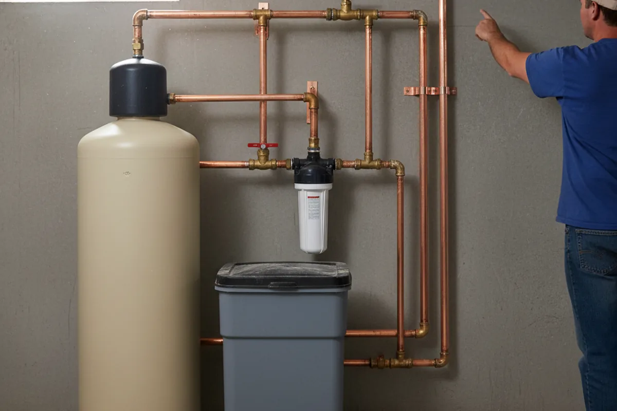 Whole-house water treatment system installed in Rock Cave